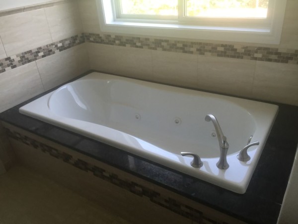 Tan Brown Granite Jacuzzi Surround