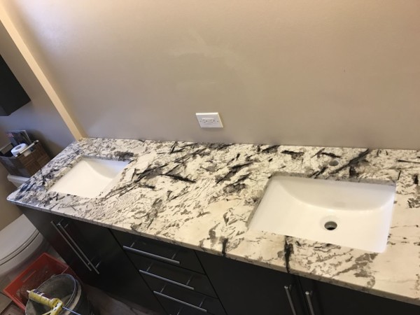 Galilia granite bathroom vanity top