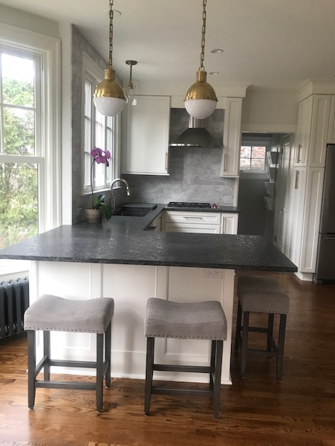 Steel Grey Leather Finish Countertops Hesano Brothers